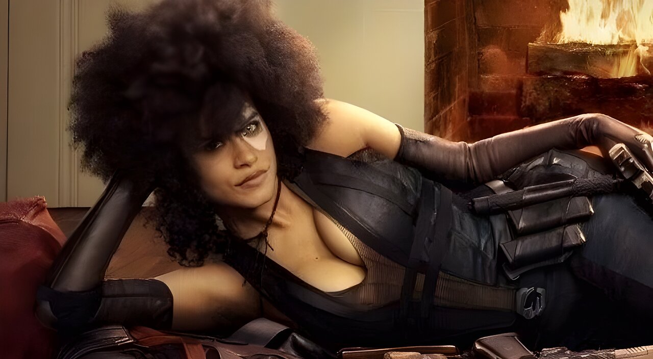 Zazie Beetz - Deadpool 2 (2018) - Fight scene