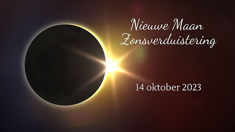 Nieuwe maan in Weegschaal - Zonsverduistering - 14 oktober 2023