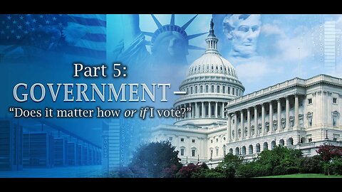 God & Government: “Does it matter how or if I vote"