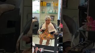 MUDANDO O MEU CABELO !! #criança #infantil #rir #crianças #viral #shorts