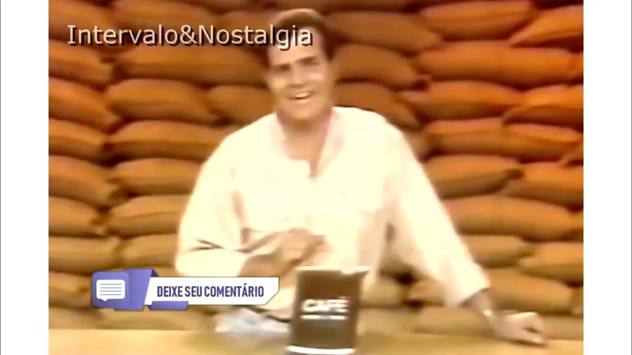 Tarcísio Meira em propaganda do Selo de Pureza de café