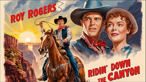 RIDIN' DOWN THE CANYON (1942) Roy Rogers, George 'Gabby' Hayes & Bob Nolan | Western | B&W