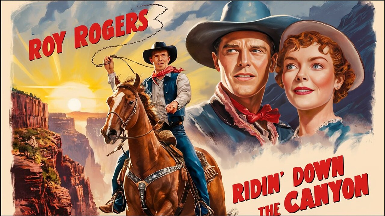 RIDIN' DOWN THE CANYON (1942) Roy Rogers, George 'Gabby' Hayes & Bob Nolan | Western | B&W