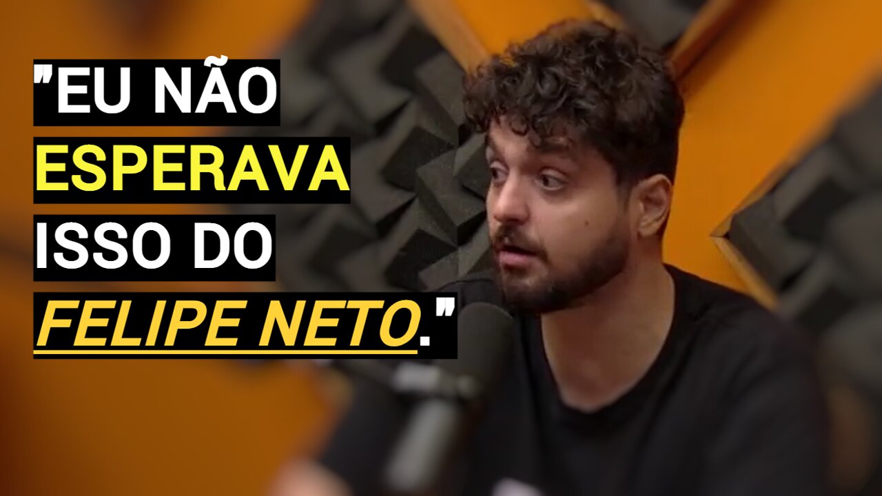 Monark fala sobre Felipe Neto e Caue Moura.