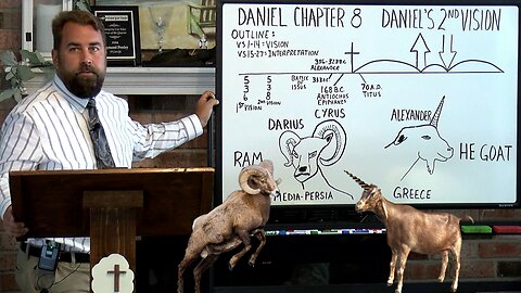 Daniel 8:1 to 27 Daniel's Second Vision Alexander the Great and Six Day's War