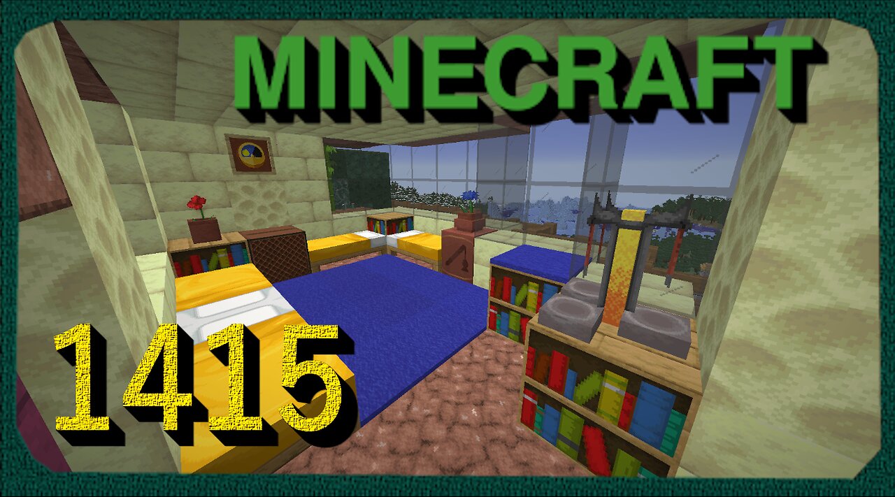 Lets Play Minecraft Episode – 1415 Relative Dimension House: cheap chiseled bookshelves