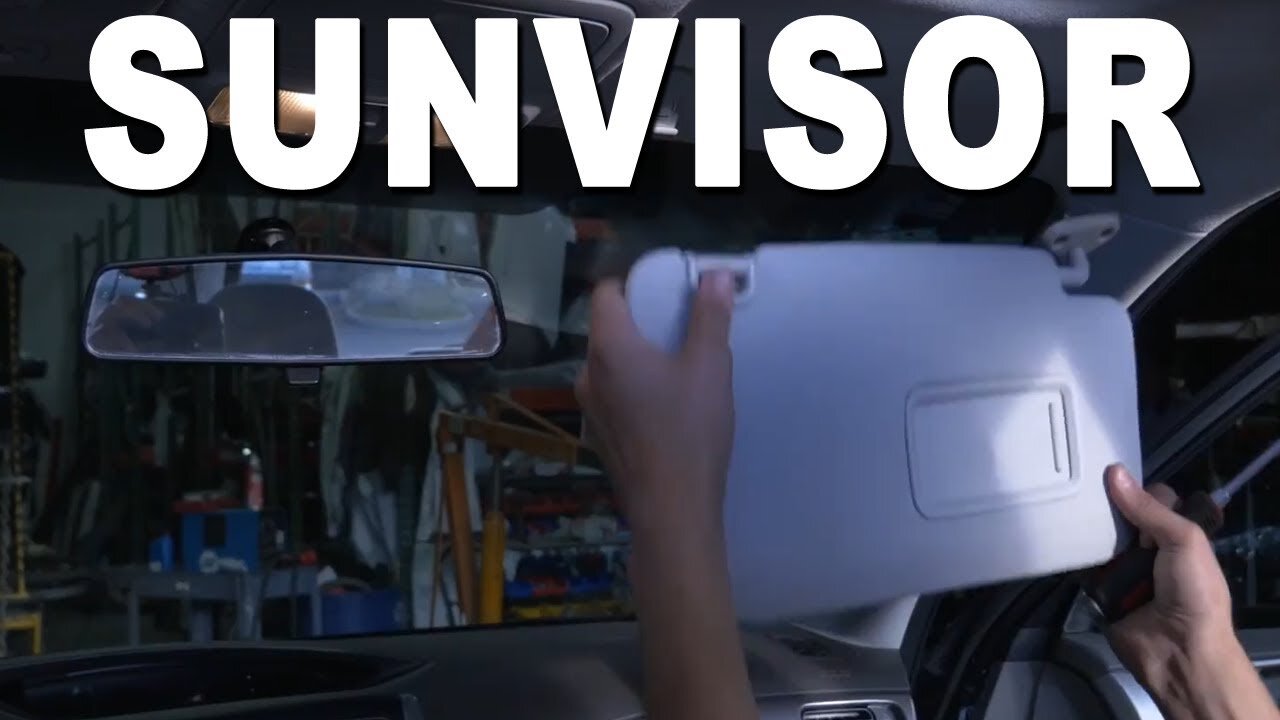 How to remove a sunvisor - 2010 Subaru Forester