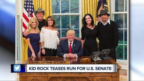 Kid Rock teases run for U.S. Senate