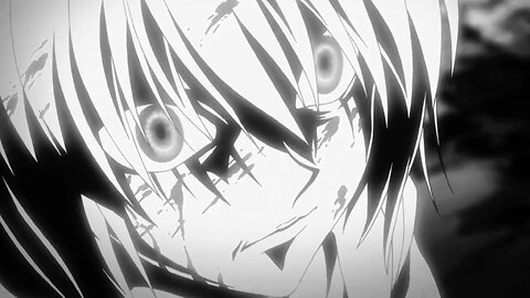 Kurapika vs Uvogin Hunter X Hunter (2011) Black And White Version