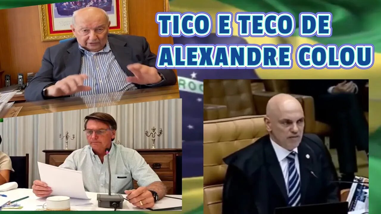 ALEXANDRE DE MORAES SURTOU E COLOU A TICO E TECO, NÃO ENTENDE O QUE ESTÁ ESCRITO SOBRE INDUTO.