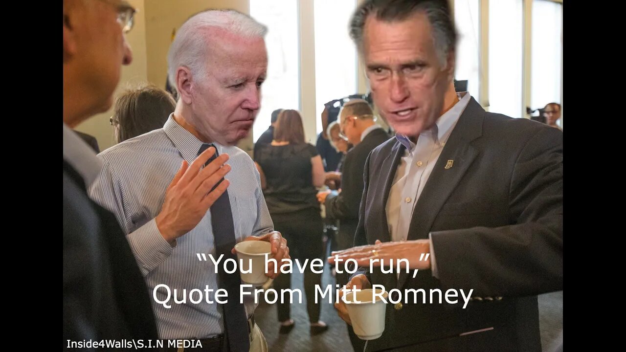 “You have to run,” #MittRomney told #Biden and Romney's Top Aid worked with Hunter Biden in #Ukraine