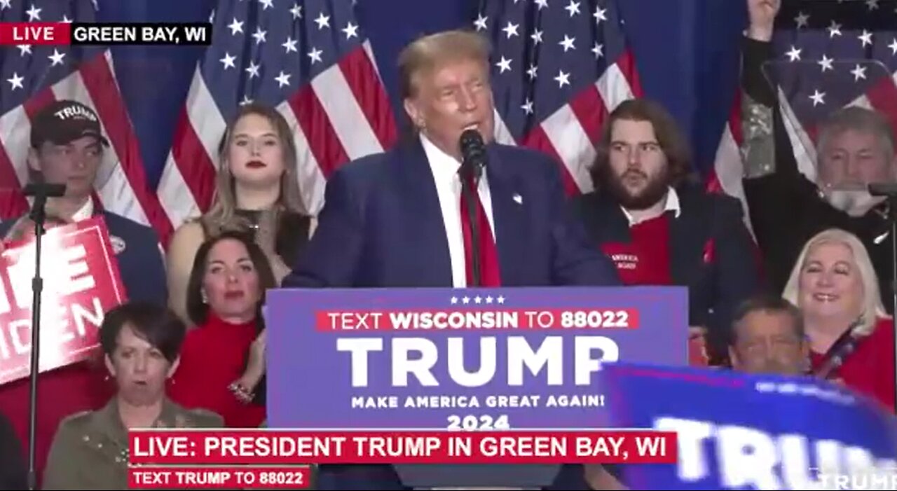 Trump Rally in Wisconsin: President Trump Speaks in in Green Bay, WI (April 2)