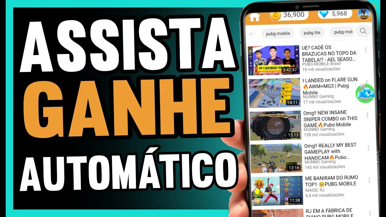 NOVO APP de JOGO que GANHA ASSISTINDO VÍDEOS