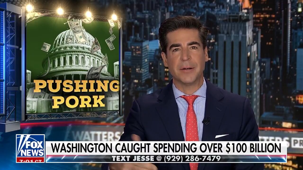 Jesse Watters: This CR puts politicians above the law AND approves MORE $pending