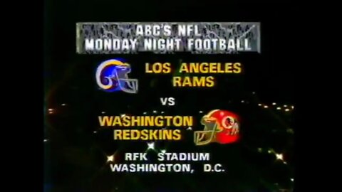 1987-11-23 Los Angeles Rams vs Washington Redskins