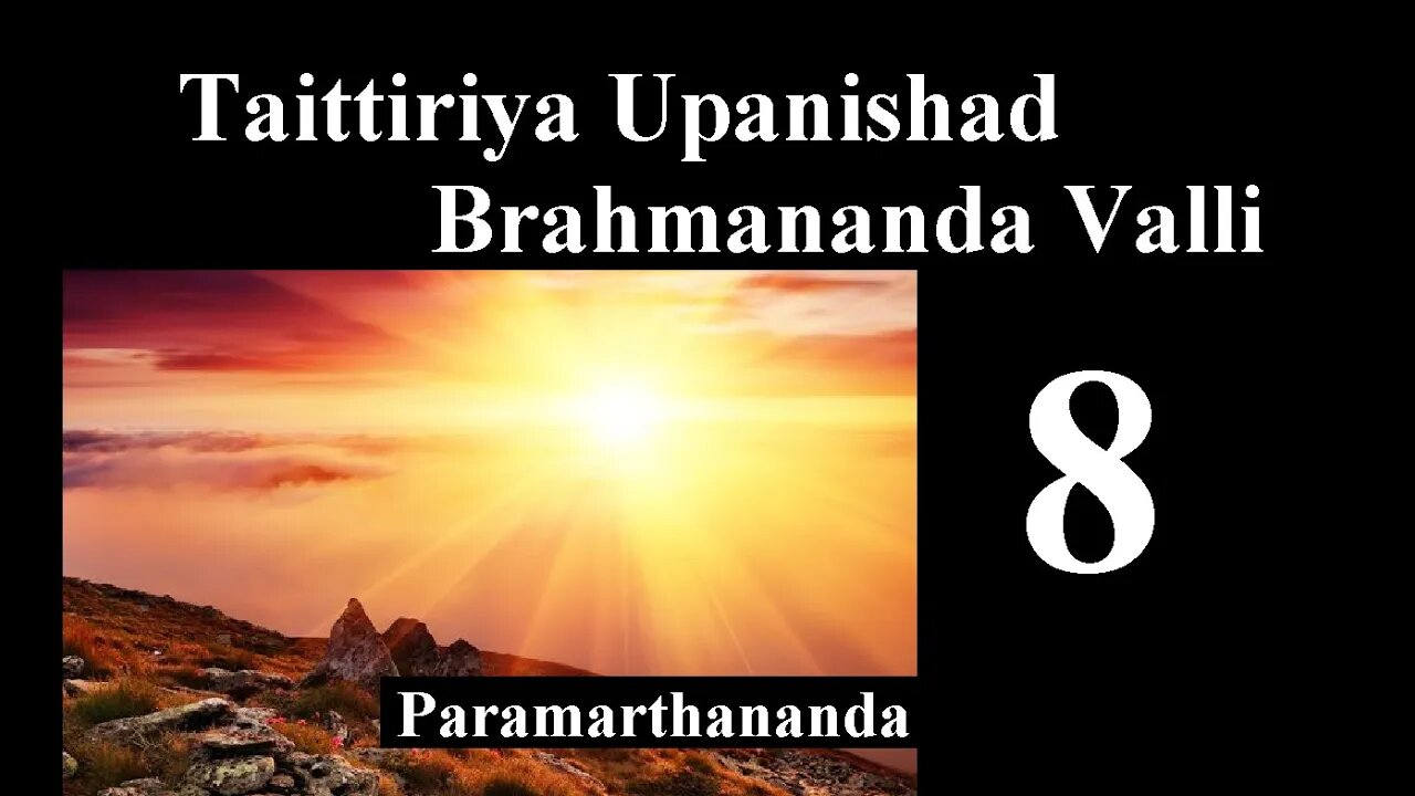 Taittiriya Upanishad 30 CHAPTER 2 SECTION 1