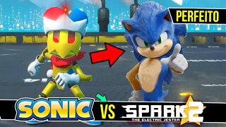 Jogo Brasileiro INSPIRADO no Sonic Unleashed - Spark the Jester 2 #shorts