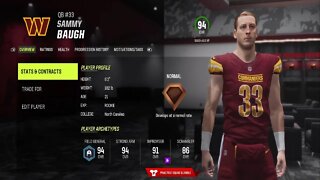 How To Create Sammy Baugh Madden 23
