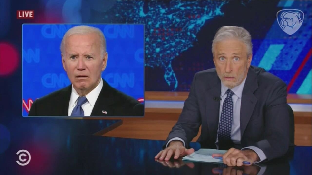 Jon Stewart Mourns Biden's 'Resting 25th Amendment Face'