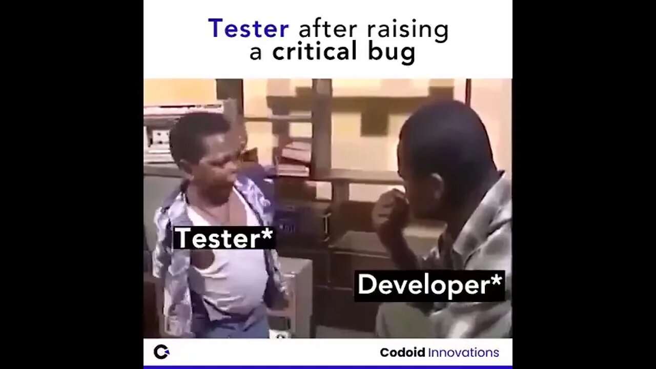 Tester after raising a critical bug 🤣🤣🤣🤣🤣