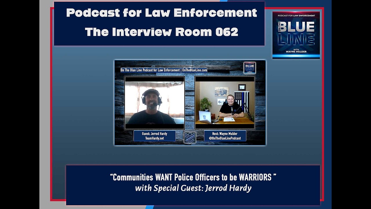 Communities WANT Police Officers to be WARRIORS with Jerrod Hardy | TIR 062