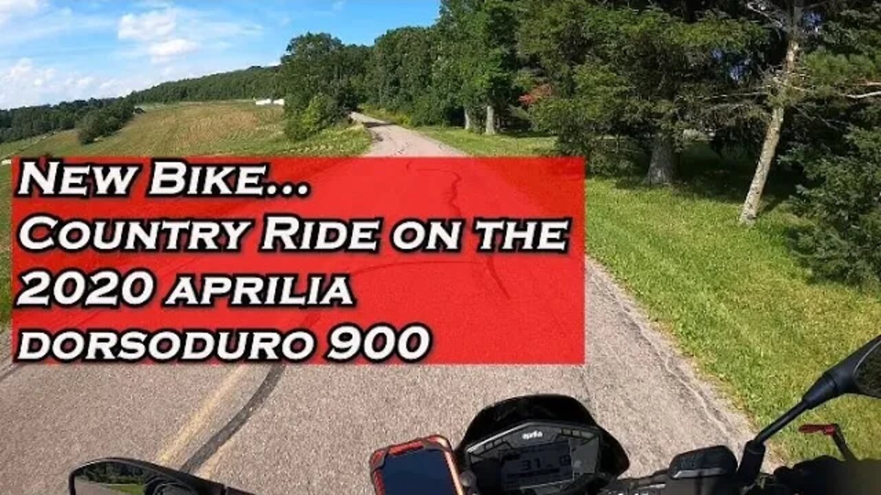 New Bike... Country Ride on the 2020 Aprilia Dorsoduro 900