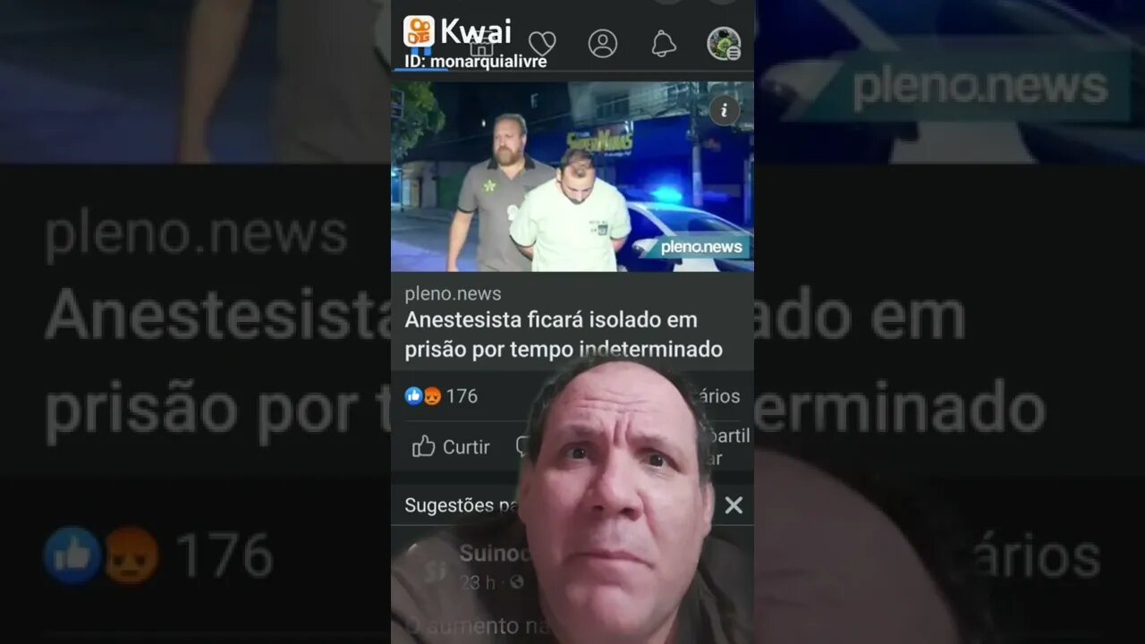 Anestesista ficará isolado em prisão por tempo indeterminado