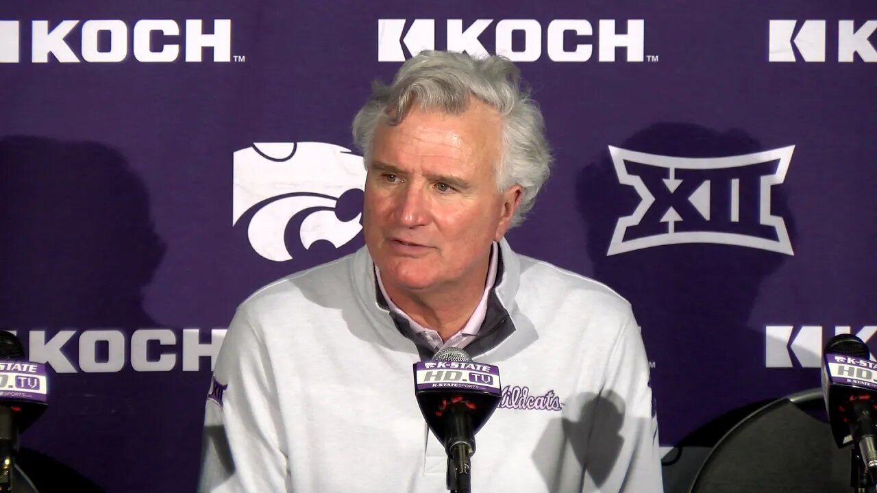 Kansas State Basketball | Bruce Weber Postgame Press Conference | K-State 74, McNeese State 59