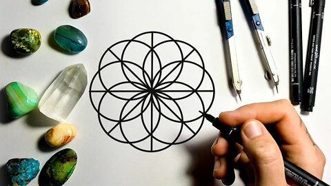 Drawing a Not So Simple Mandala