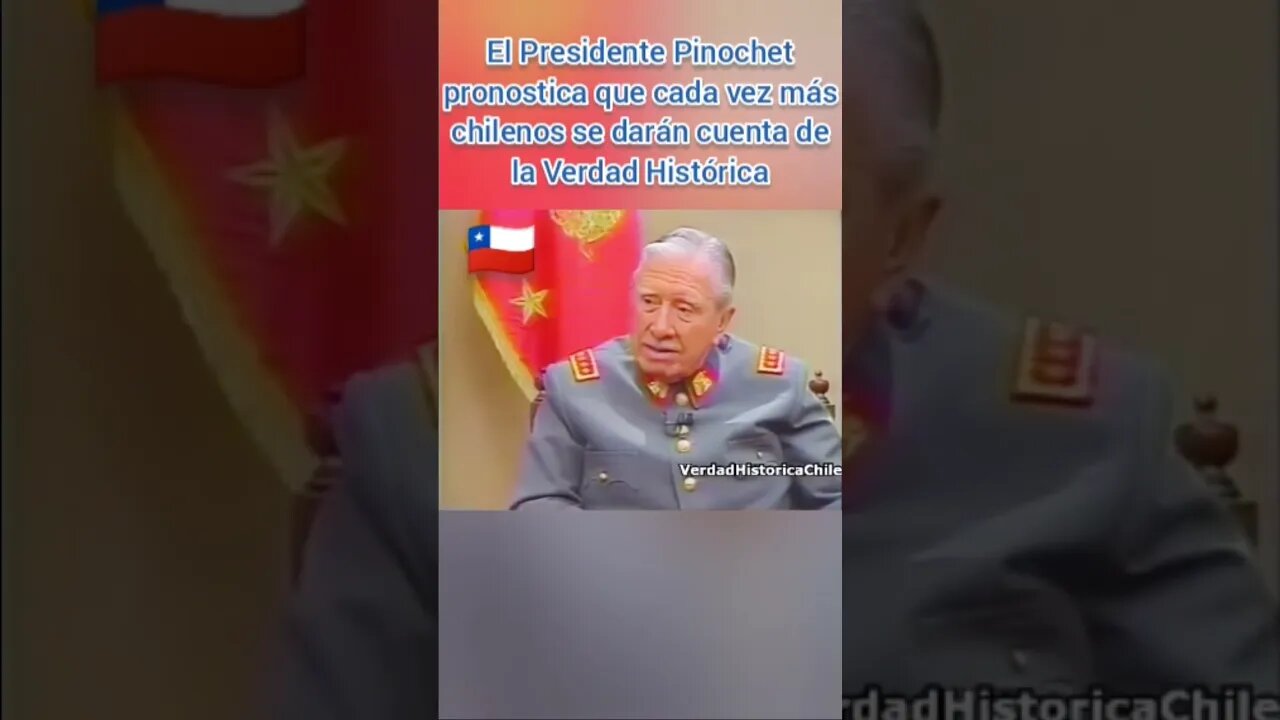 PINOCHET PRESIDENTE.LOS PAÍSES FRENTE A SITUACIONES DIFÍCILES DEBEN CRECER. EL TIEMPO SERÁ MI ALIADO