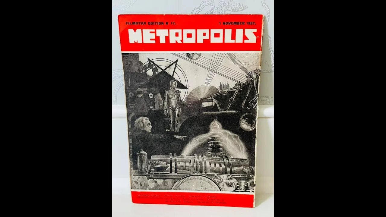 Wow! An Original 1927 Metropolis Magazine with promotional photos !