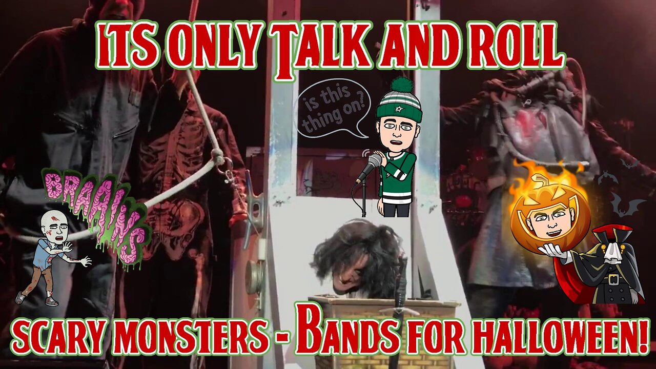 It's Only Talk & Roll - The Montages - Scary Bands! 🤘🎃