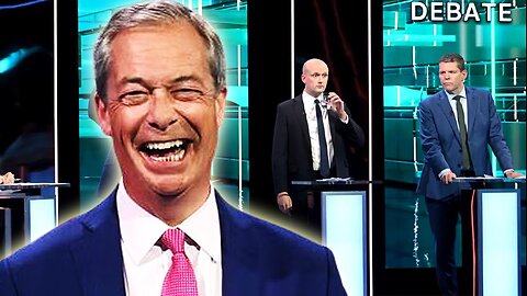 Farage DESTROYS stupid leftist with hilarious one liner.