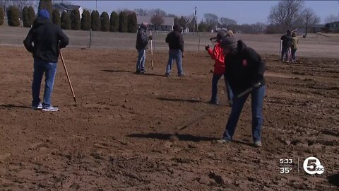 Louisville, Ohio community comes together to upgrade baseball field for area kids