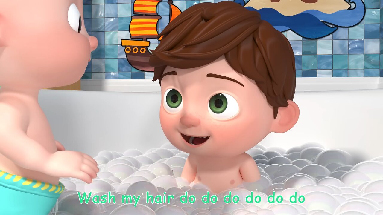 BATH SONG//best animation video for kids