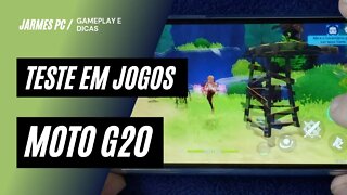 Fiquei surpreso, teste em jogos Moto G20 [#teste Genshin Impact, Free Fire, Call of Duty]