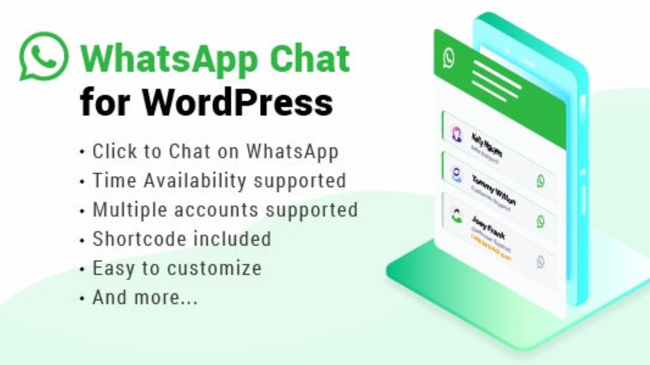 WhatsApp Chat WordPress