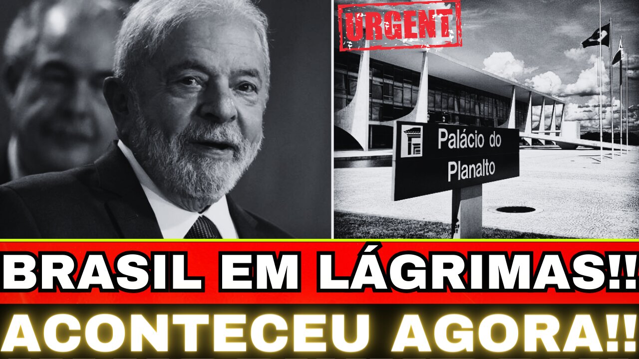 URGENTE!! LUTO OFICIAL!! TRISTE NOTÍCIA PARA O BRASIL!!