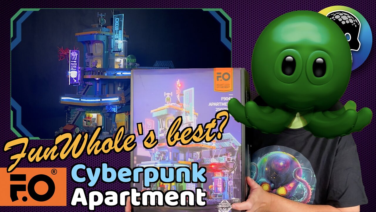 FunWhole’s Cyberpunk Neon City Apartment - LEGO Better Watch Their Backs…