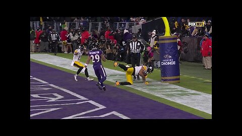 MyCole Pruitt catches for a 1-yard Touchdown vs. Baltimore Ravens