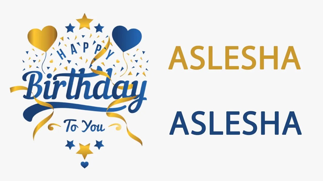 Happy Birthday to Aslesha - Hindi Birthday Wish From Birthday Bash