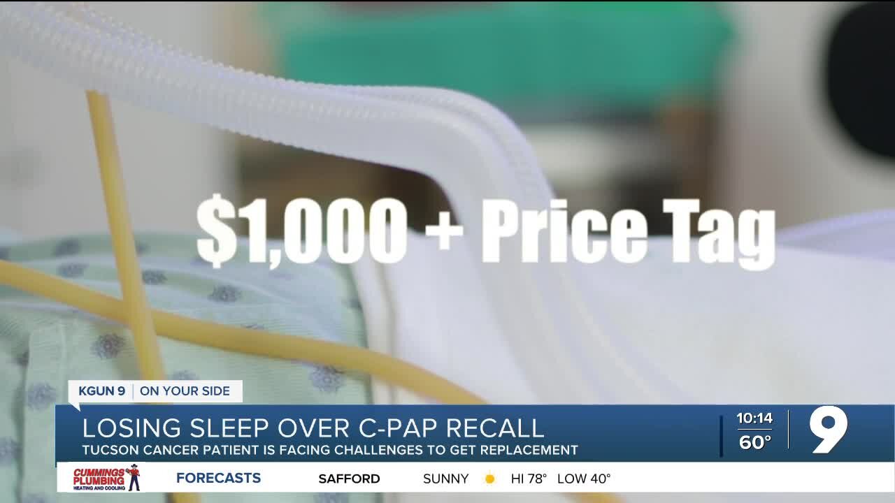 Cancer patient is struggling to get recalled CPAP machine replaced