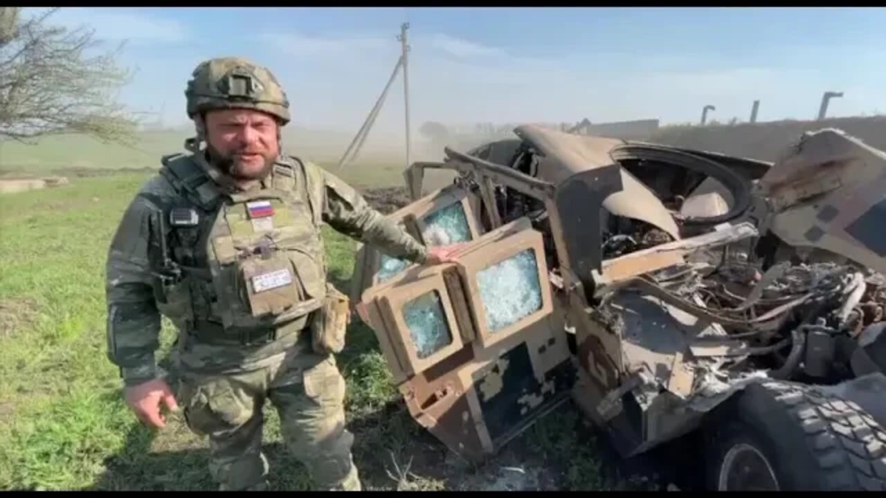 RUSSIAN TANKS ARE BURNING AMERICAN HUMVEES