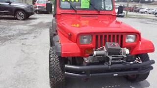 1993 JEEP WRANGLER BASE 4.0 4X4