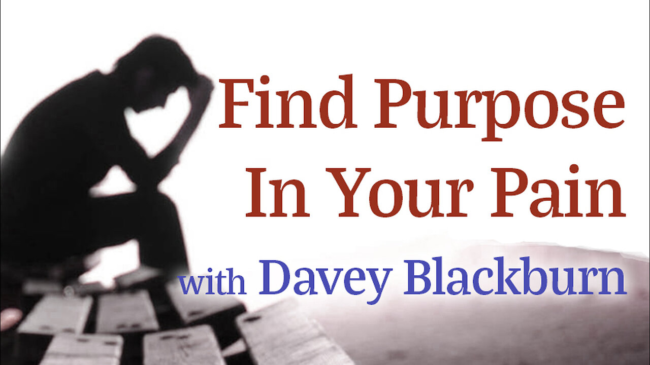 Find Purpose In Your Pain - Davey Blackburn on LIFE Today Live