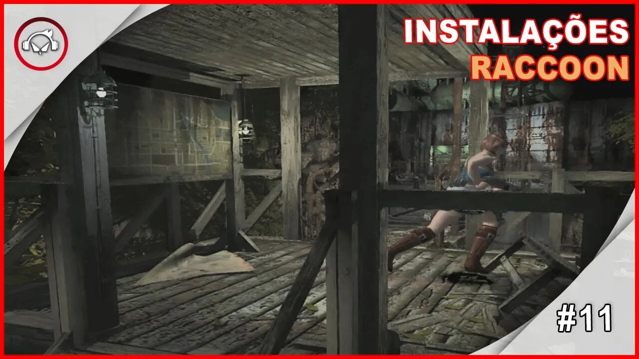 Resident Evil 3 HD Remasterizado Instalações Raccoon #11 - Gameplay PT-BR