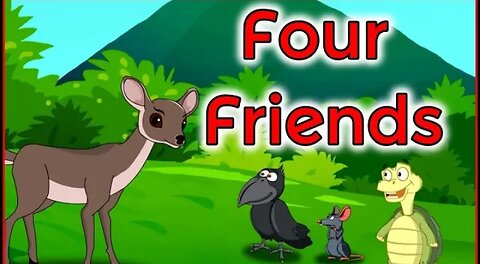 Four Friends | English Cartoon | Panchatantra Moral Stories for Kids | Maha Cartoon TV English