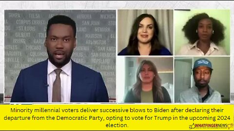 Minority millennial voters deliver successive blows to Biden after declaring their departure