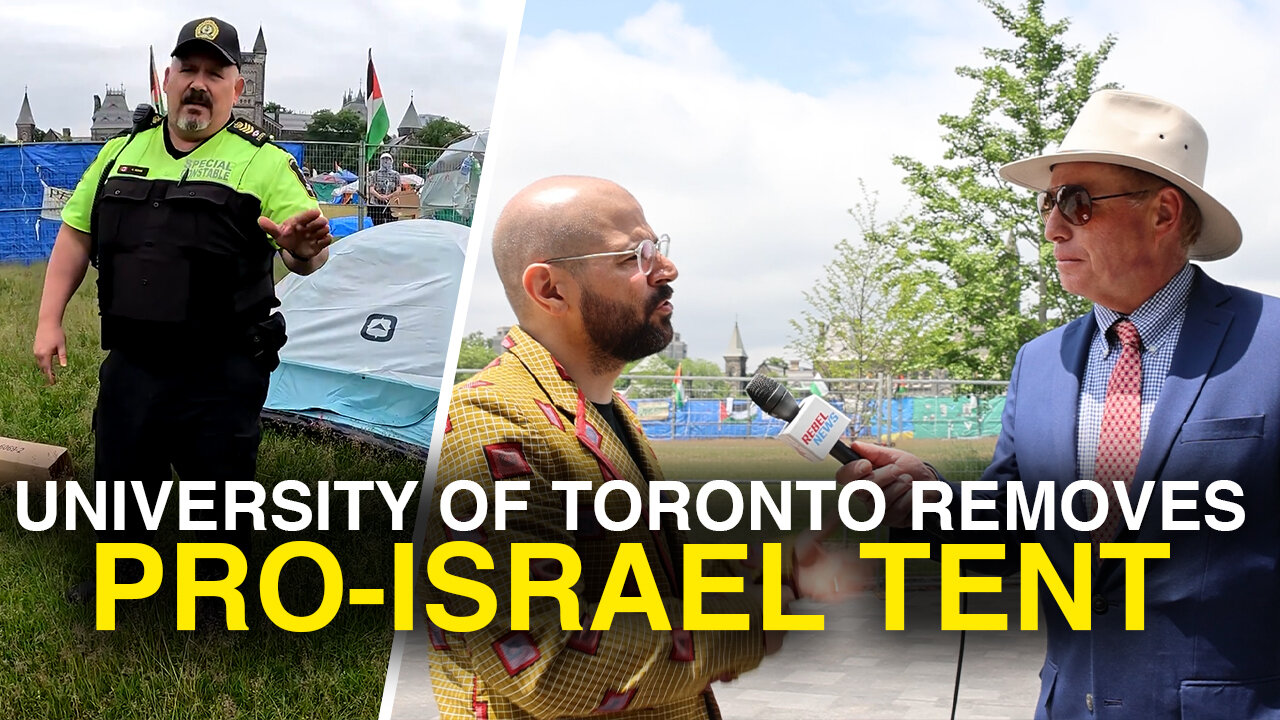 U of T shuts down pro-Israel tent protest while anti-Israel encampment remains