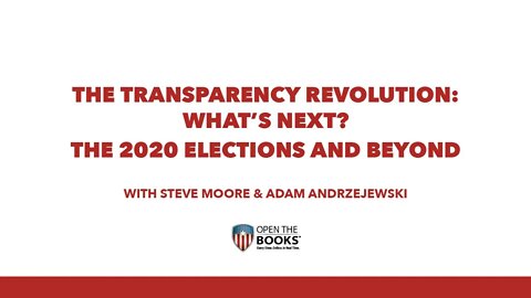 The Transparency Revolution: What's Next? The 2020 Elections and Beyond